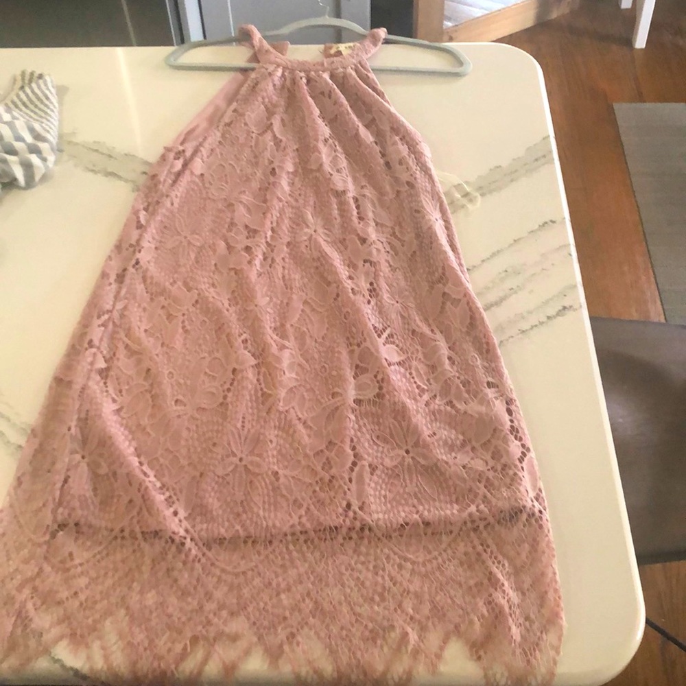 Pink dress